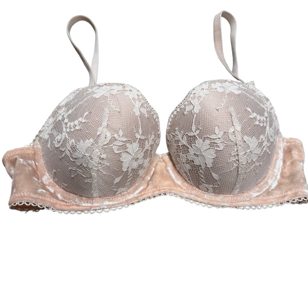 Victoria’s Secret Dream Angels Demi lined crushed velvet size 32C bra - Picture 8 of 8